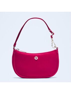 Lululemon-City Essentials Mini Shoulder Bag 1L-Berry Rumble-NWT